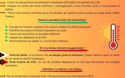 Fortes chaleurs : les nouvelles obligations
