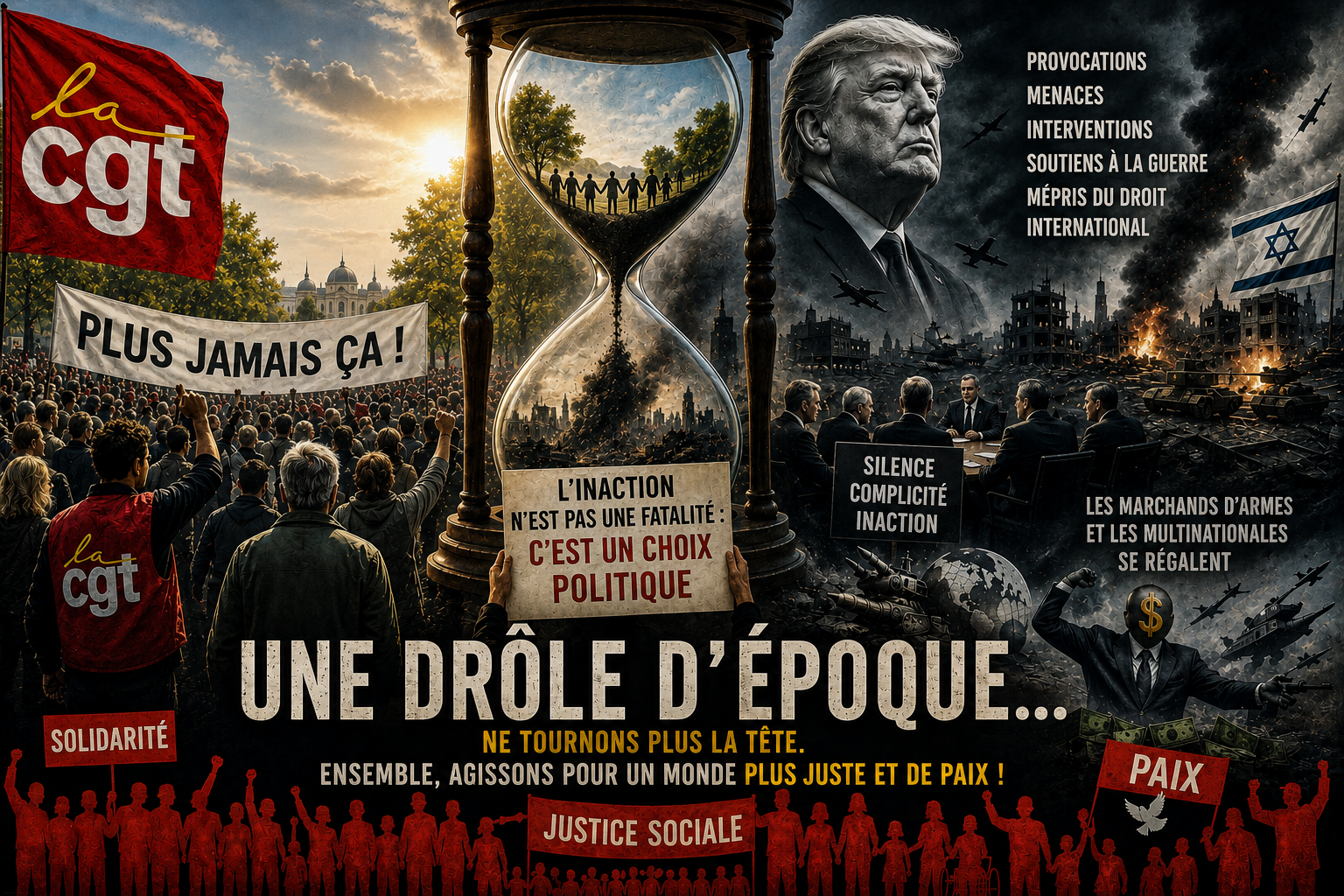 Les membres de la direction fédérale. 