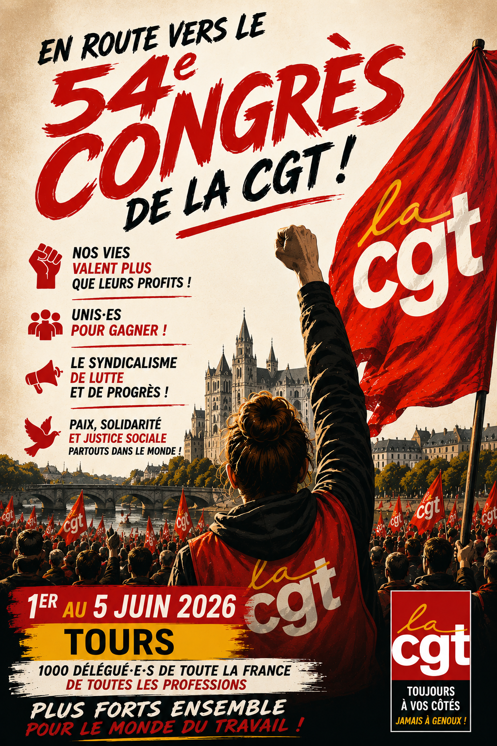 Les membres de la direction fédérale. 